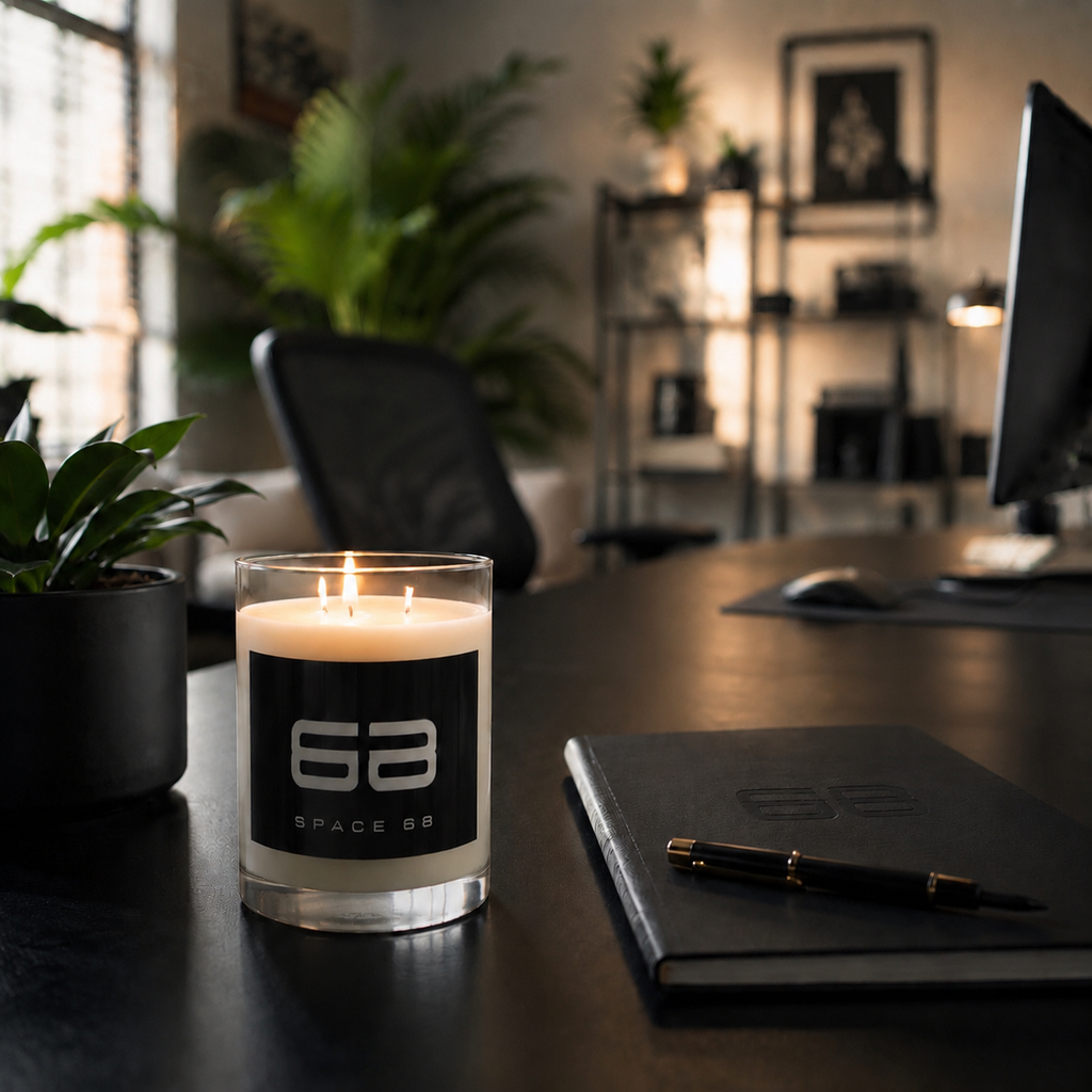 Space 68 Scented Candle — 11oz Glass Jar