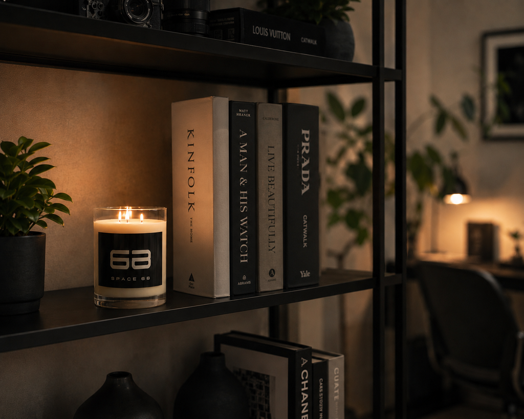 Space 68 Scented Candle — 11oz Glass Jar